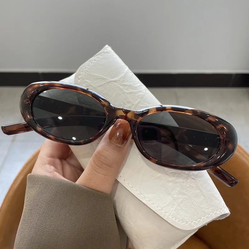 Men'S Fashion Glasses - 人気の女性用サングラス小さなパンクオーバルサングラス男性ゴーグルシェードミラーカラフルな Y2K ファッションアイウェア