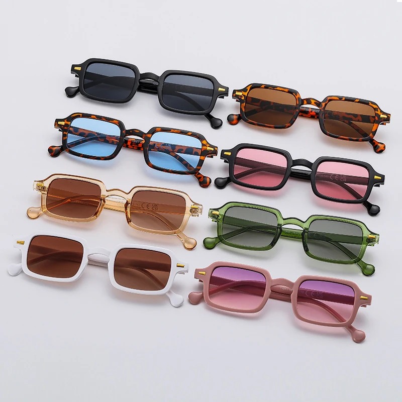 Men'S Fashion Glasses - 豪華な長方形サングラス女性ヴィンテージブランドデザイナースクエアサングラス男性シェード女性眼鏡 UV400
