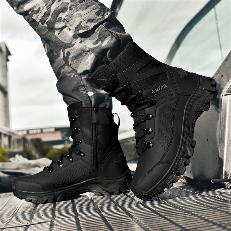 Fashion Men'S Boots - 2025 新しい戦術ブーツ男性ブーツ特殊部隊砂漠男性ブーツ屋外ハイキングブーツアンクルシューズ男性戦術ブーツ