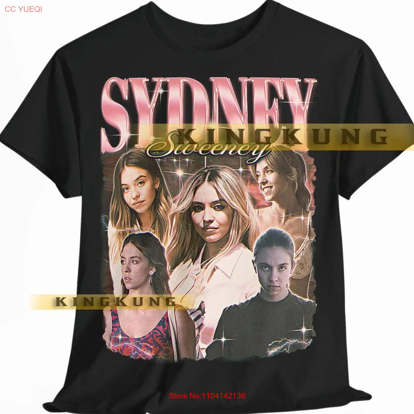 Men'S Fashion Sydney - シドニー・スウィーニー Tシャツ ヴィンテージ レトロ 90年代 ホマージュ