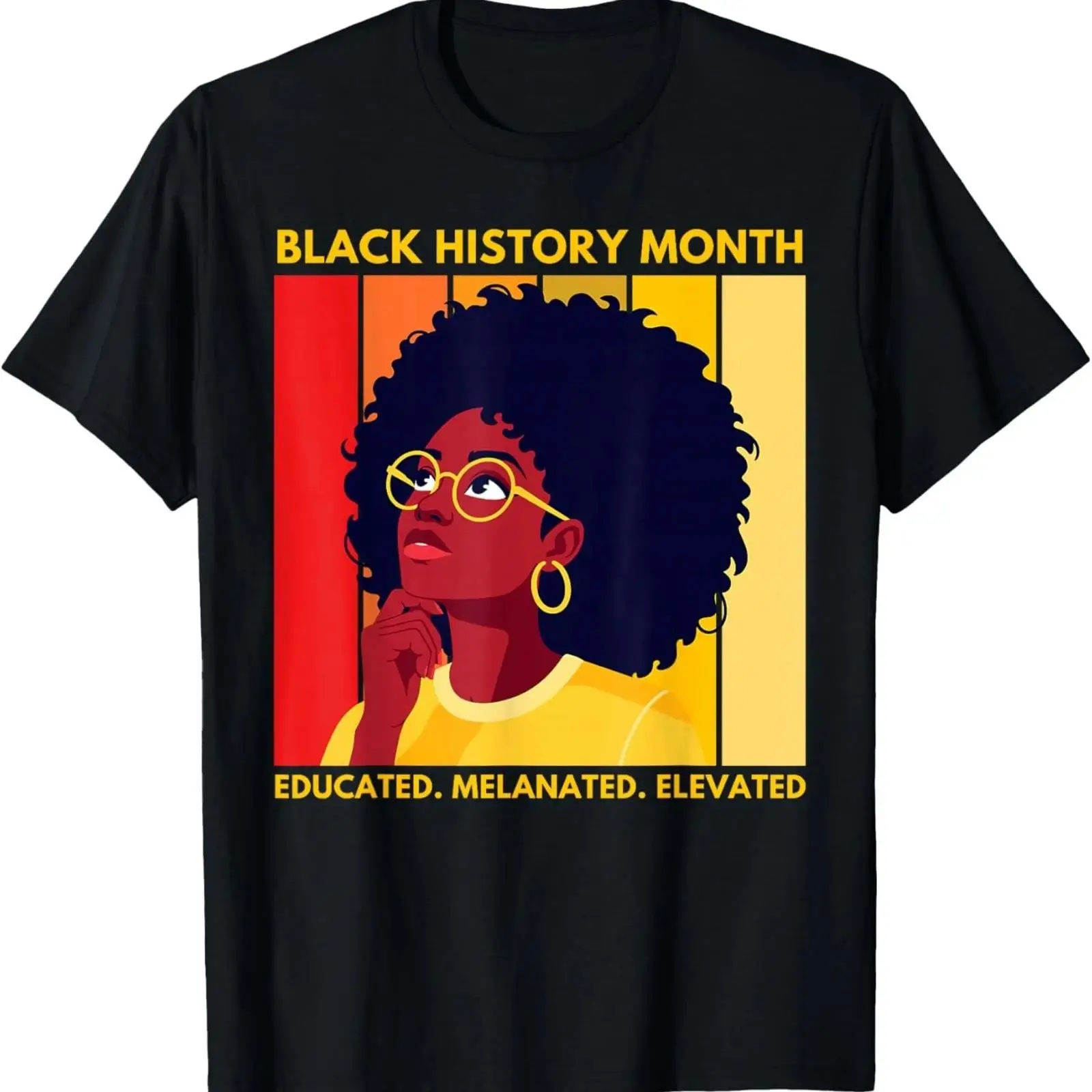 Men'S Fashion History - 黒人歴史月間 アフリカ系アメリカ人 Tシャツ ユニセックス ヴィンテージ ウォッシュ加工