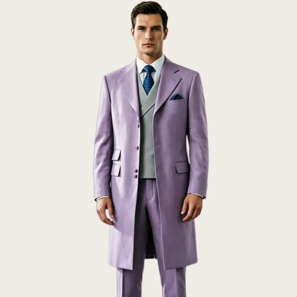 Slim Fit Blazer Men - 高品質メンズロングスーツ、シングルブレストタキシード、フォーマルプロム、スリムフィット、ビジネスオフィスブレザー、ベスト、カスタムメイド
