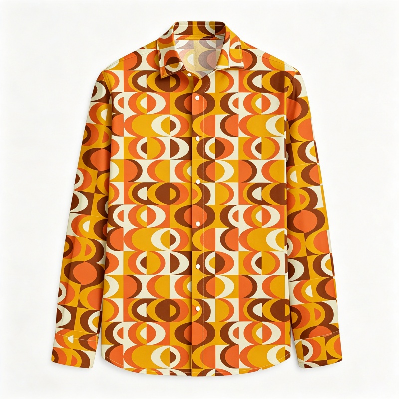 2026年新作メンズシャツ　オリジナルプリント長袖カジュアル - Fashion Mens Shirt のレビューと価格