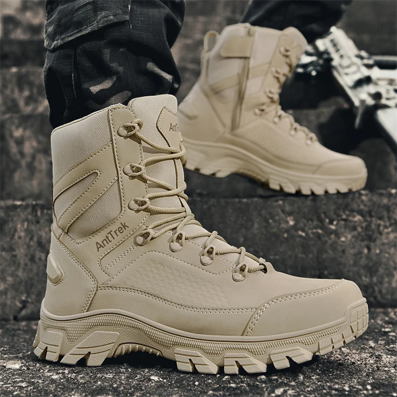 2025 新しい戦術ブーツ男性ブーツ特殊部隊砂漠男性ブーツ屋 - Fashion Men'S Boots のレビューと価格