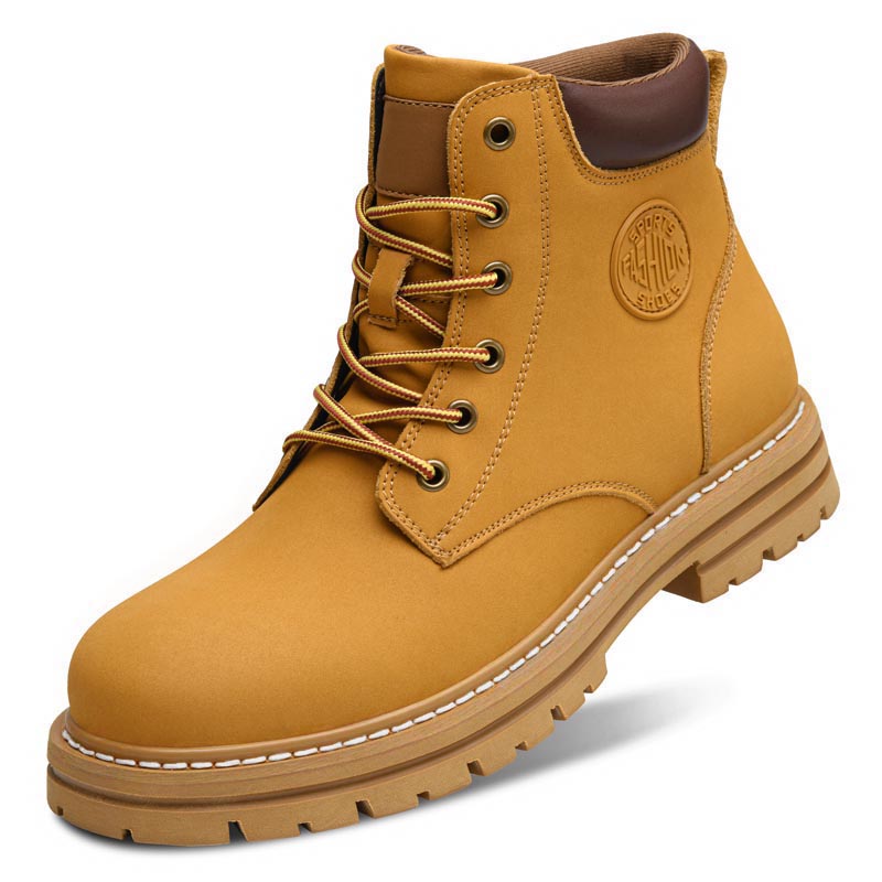ビッグサイズ49 50 冬用ブラックレザーブーツ メンズ レ - Fashion Men'S Boots のレビューと価格