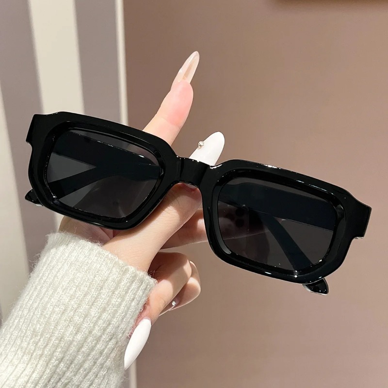 新作人気 スクエアスモールフレーム レトロファッションサング - Men'S Fashion Glasses のレビューと価格