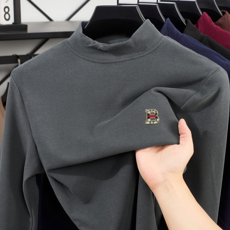 メンズ新作ファッショナブルなレタープリント入り春秋用ハーフハ - Men'S Spring Fashion のレビューと価格
