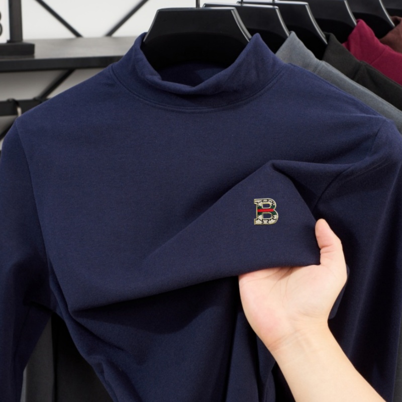 メンズ新作ファッショナブルなレタープリント入り春秋用ハーフハ - Men'S Spring Fashion のレビューと価格