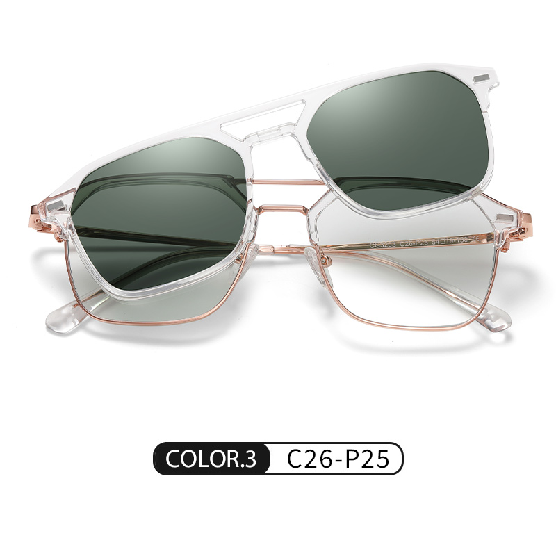 クリップオン偏光サングラス男性ファッションサングラス女性高級 - Men'S Fashion Glasses のレビューと価格
