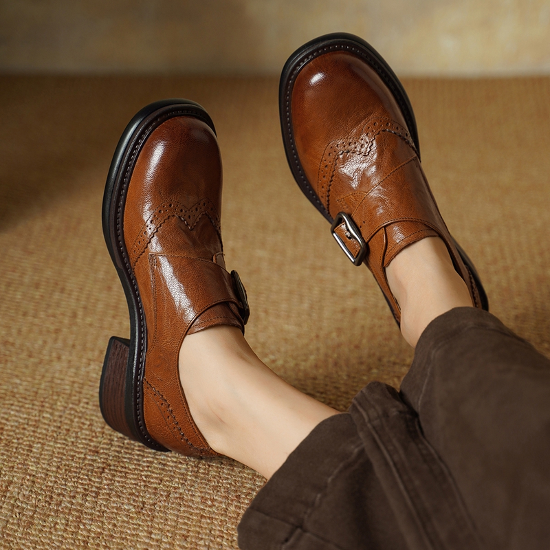 2027 新しいバックルブローグシューズ女性のためのヴィンテ - Oxford Shoes Brogue のレビューと価格