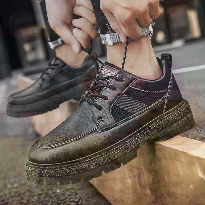 ダーク天然皮革ファッショントレーナーテニスメンズスニーカーフ - Men'S Fashion Over 40 のレビューと価格