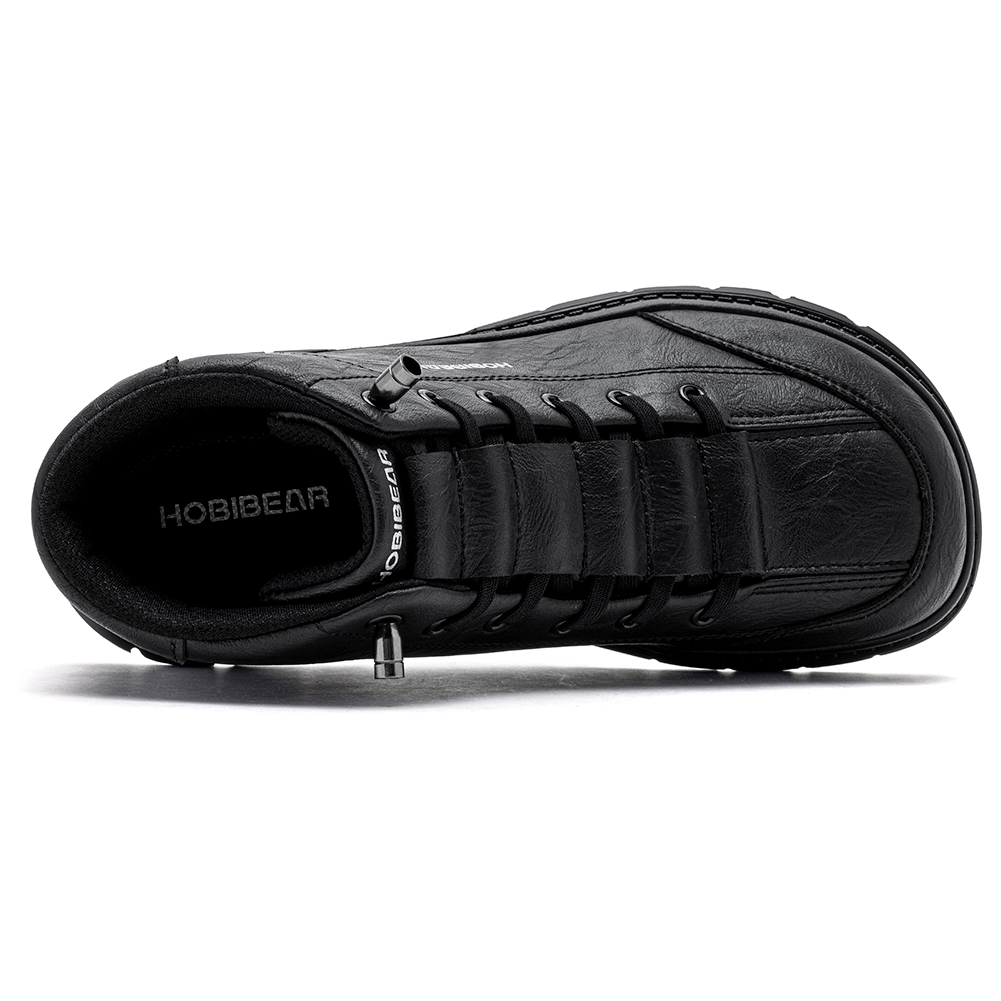 HOBIBEAR メンズ ワイドトゥボックス アンクルブーツ - Fashion Men'S Boots のレビューと価格