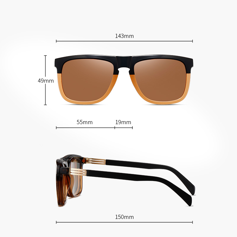 サングラスクリップオン偏光サングラス男性女性ファッション折り - Men'S Fashion Glasses のレビューと価格