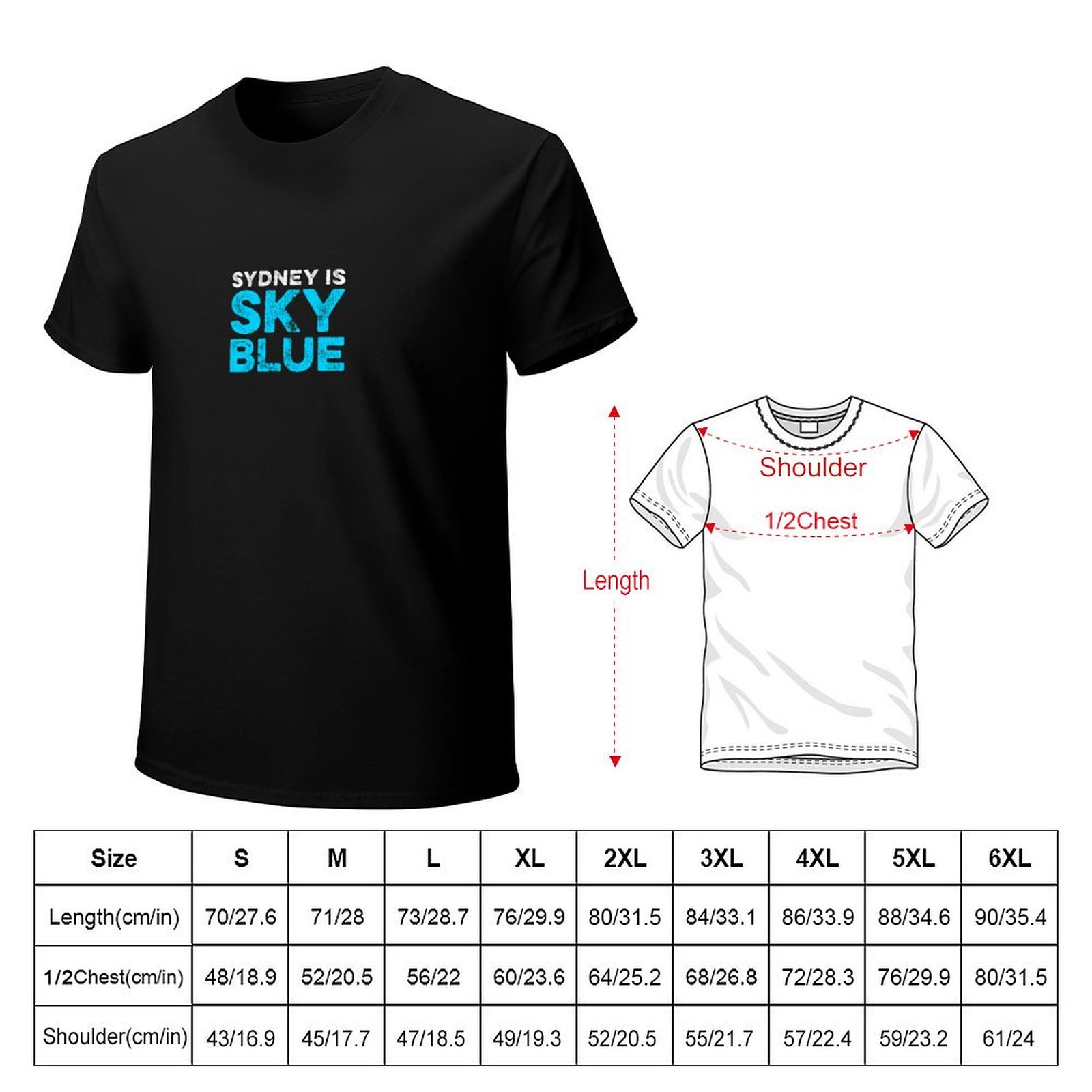 シドニーはスカイブルーのTシャツ、夏のファッションカジュアル - Men'S Fashion Sydney のレビューと価格