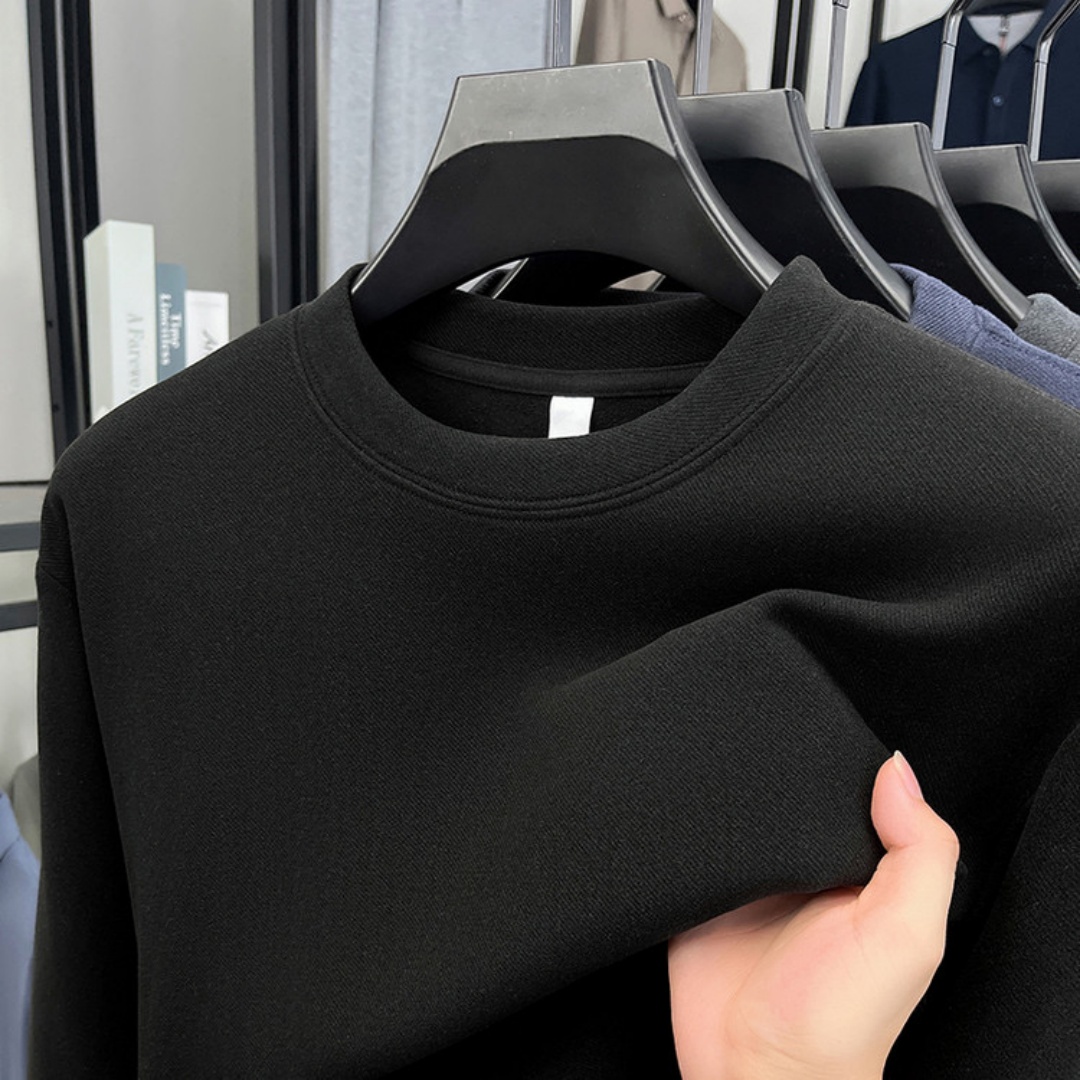 柔らかなコットン素材の高級ブランドメンズ長袖ラウンドネックT - Men'S Spring Fashion のレビューと価格