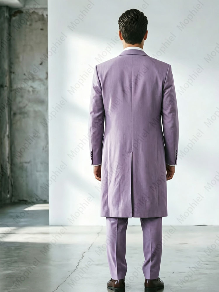 高品質メンズロングスーツ、シングルブレストタキシード、フォー - Slim Fit Blazer Men のレビューと価格