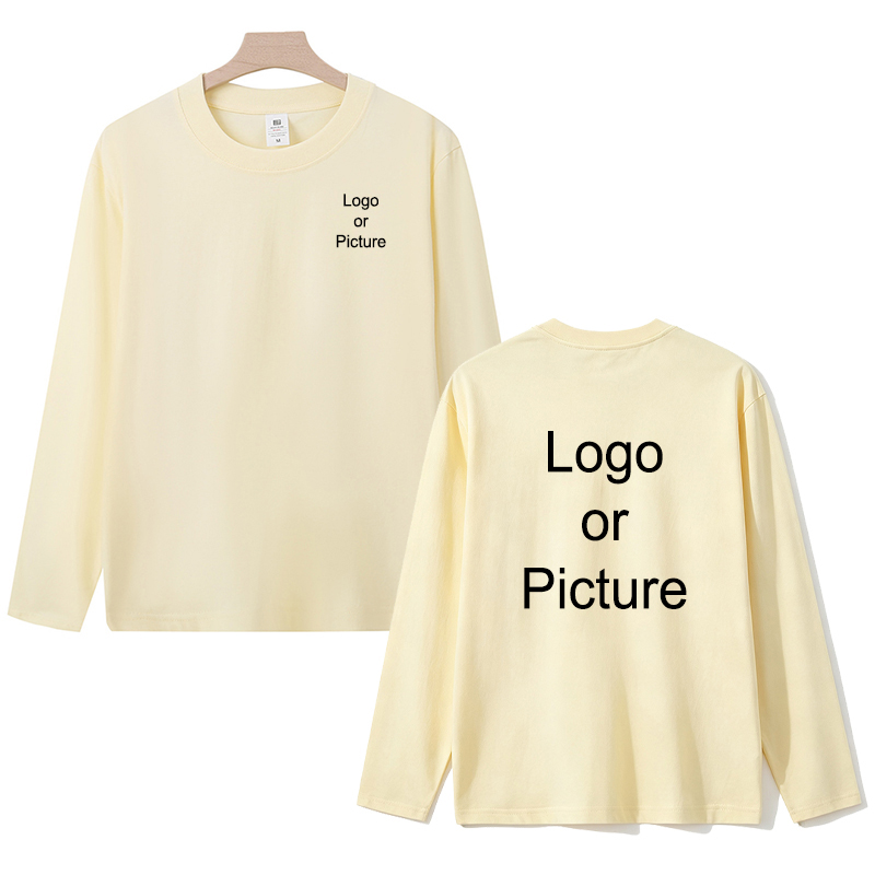 カスタマイズされた綿長袖 Tシャツ男性ファッション人格プリン - Fashion Mens Shirt のレビューと価格
