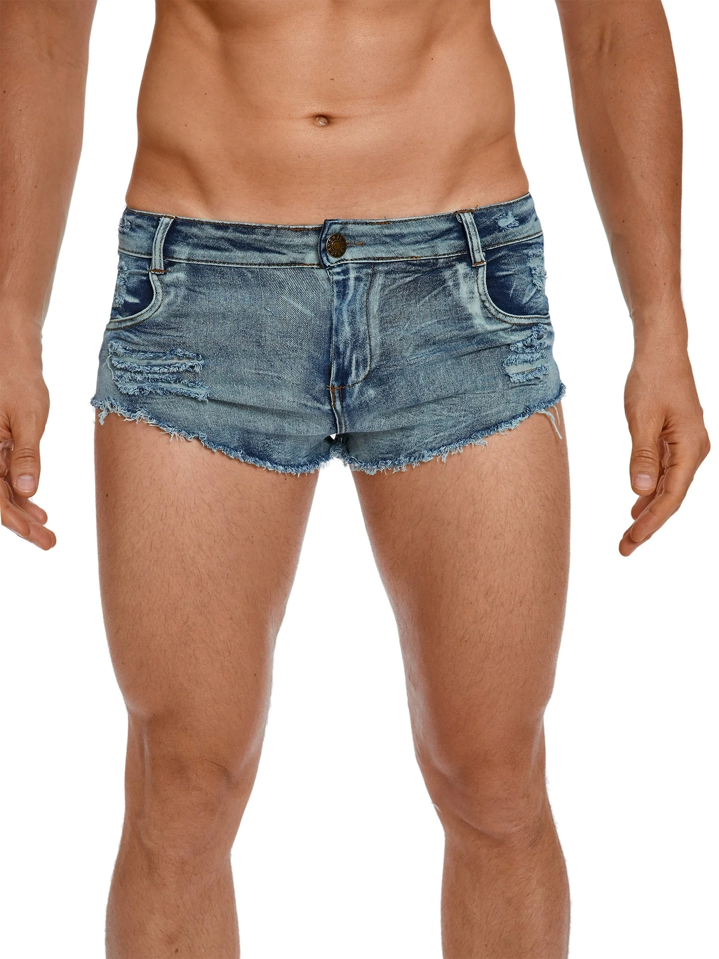メンズローウエストジーンズショーツファッションポケット夏カジ - Men'S Fashion Jeans のレビューと価格