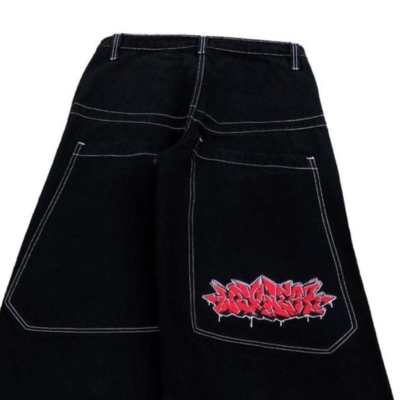 アメリカンファッションヒップホップ特大ルーズジーンズ女性スト - Men'S Fashion Jeans のレビューと価格