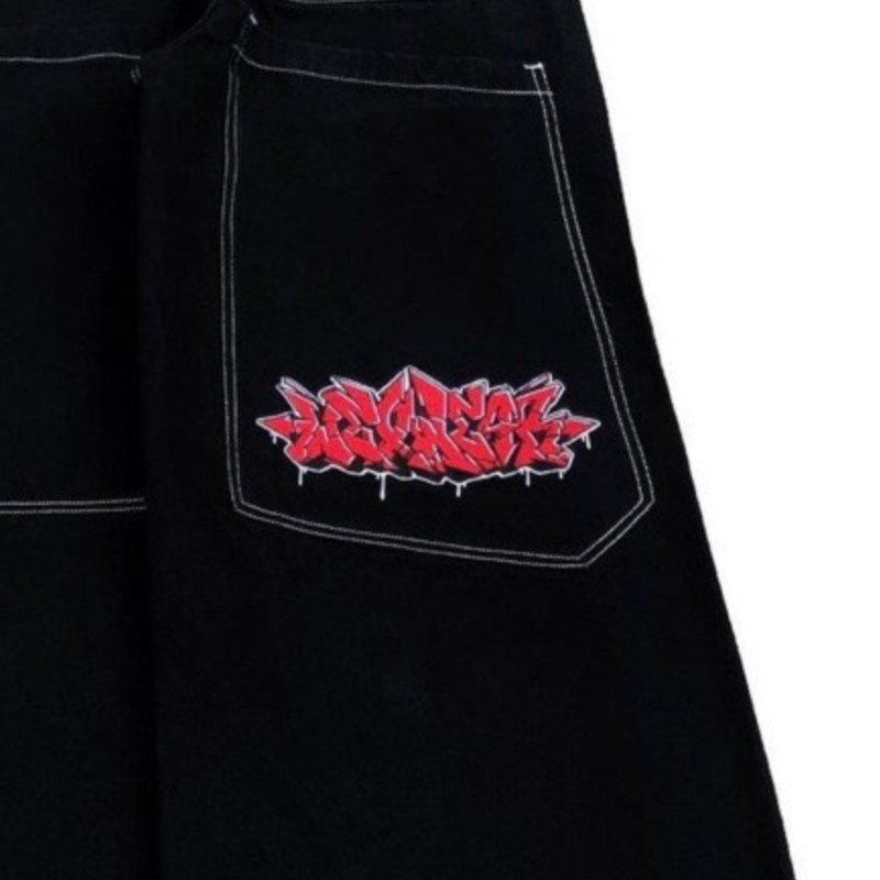 アメリカンファッションヒップホップ特大ルーズジーンズ女性スト - Men'S Fashion Jeans のレビューと価格