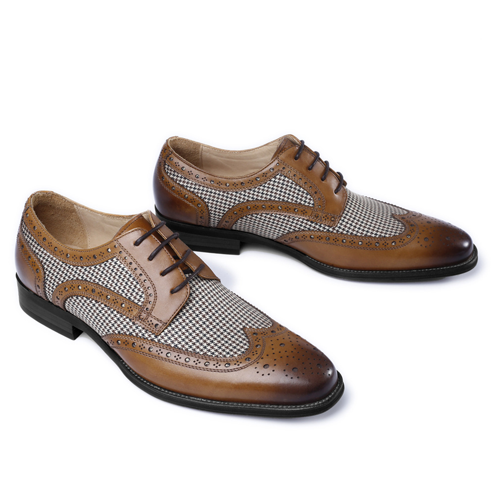 メンズ通気性スニーカー,オックスフォードレザーシューズ,ソフ - Oxford Shoes Brogue のレビューと価格