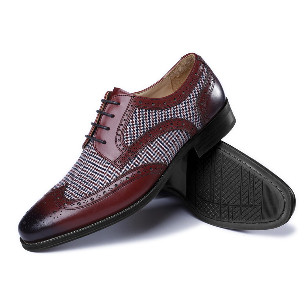 メンズ通気性スニーカー,オックスフォードレザーシューズ,ソフ - Oxford Shoes Brogue のレビューと価格