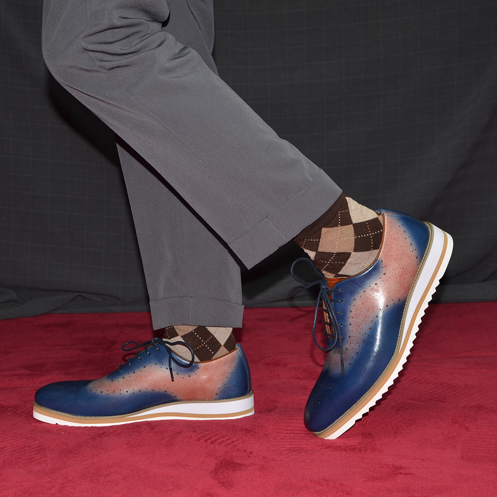 高級プレーントゥ デュオトーンカラーブロック オックスフォー - Oxford Shoes Brogue のレビューと価格