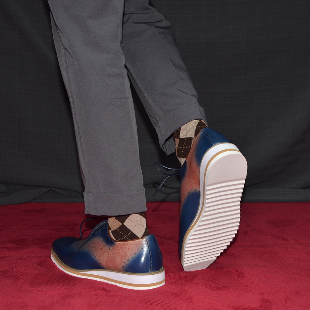 高級プレーントゥ デュオトーンカラーブロック オックスフォー - Oxford Shoes Brogue のレビューと価格
